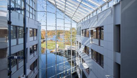 batiment en verre