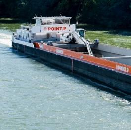 Boat transporting materials