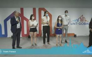 The winners of the 16th edition of the Saint-Gobain “Multi Comfort” international student competition