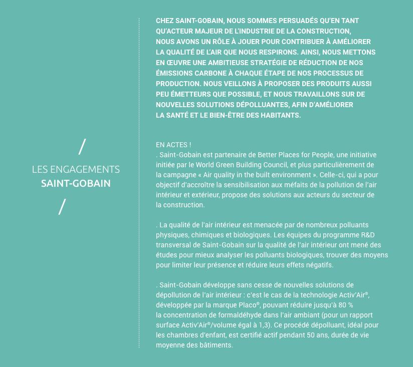 Visuel engagements Saint-Gobain
