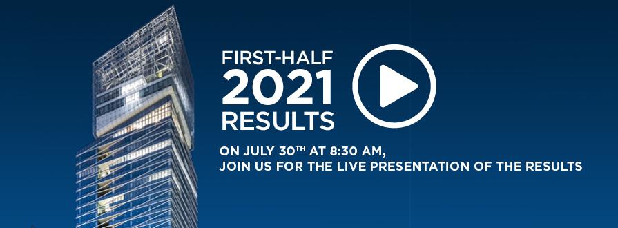 First-Half 2021 Results webcast