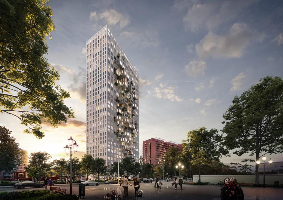 projet Downtown One à Tirana 