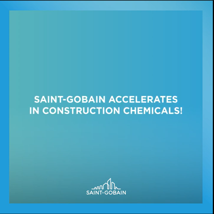 Saint-Gobain accélère dans la chimie de la construction