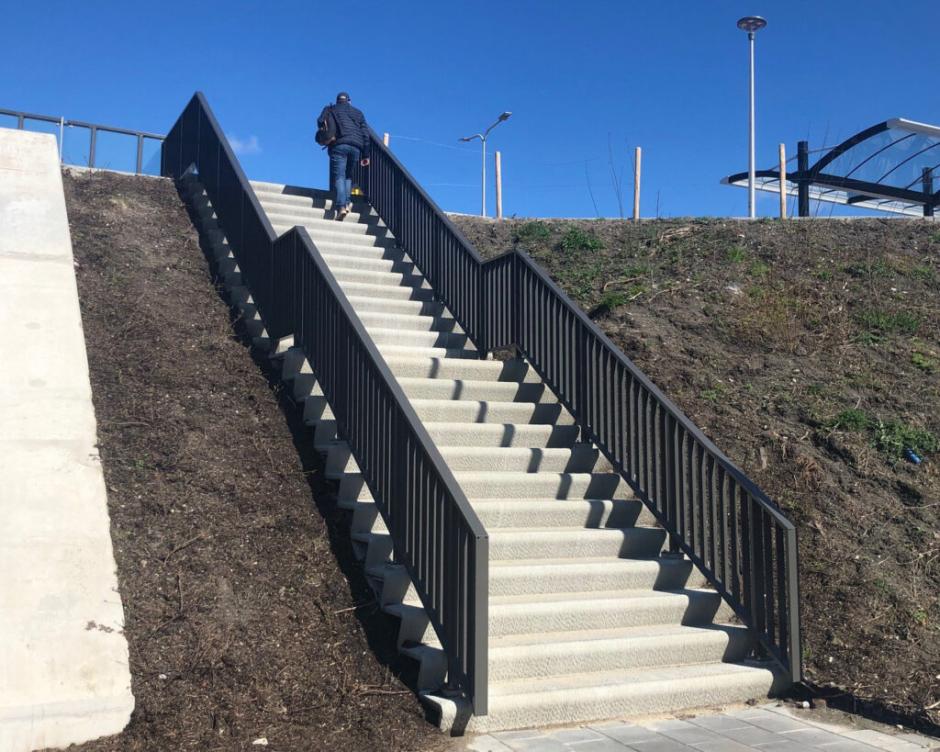 Des escaliers imprimés en 3D béton