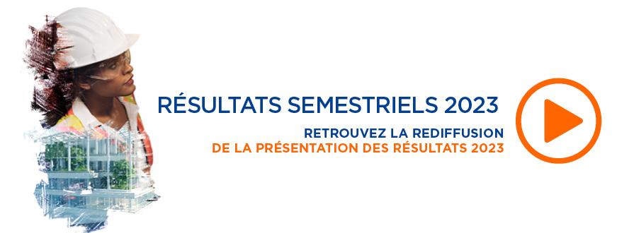 RÉSULTATS DU 1ER SEMESTRE 2023