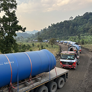 Des canalisations pour une énergie durable au Congo