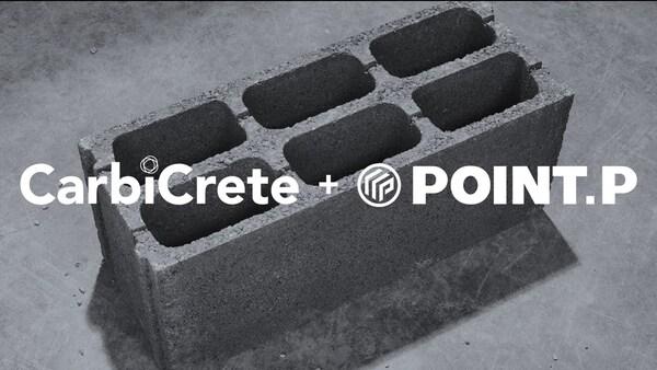 POINT.P et CarbiCrete lancent les premiers blocs béton sans ciment en France