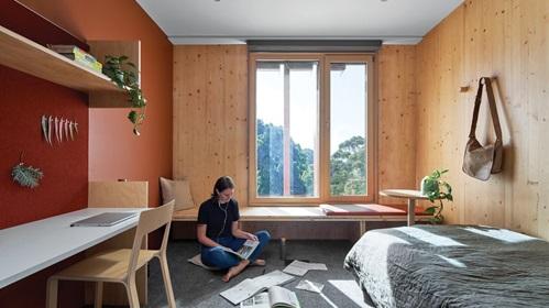 Chantier référence d'un habitat étudiant en Australie
