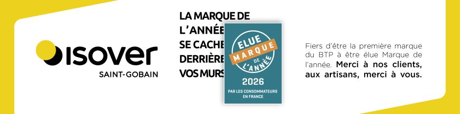 Isover marque de l'année 2026