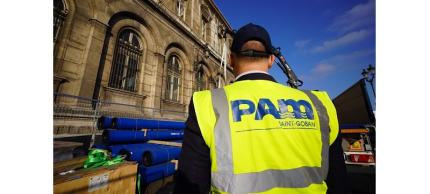 PAM sur le chantier de Notre-Dame de Paris