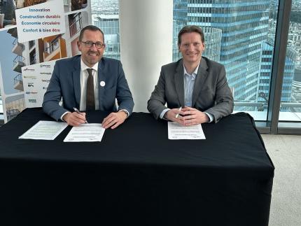 1001 Vies Habitat et Saint-Gobain s’engagent pour une économie circulaire efficiente