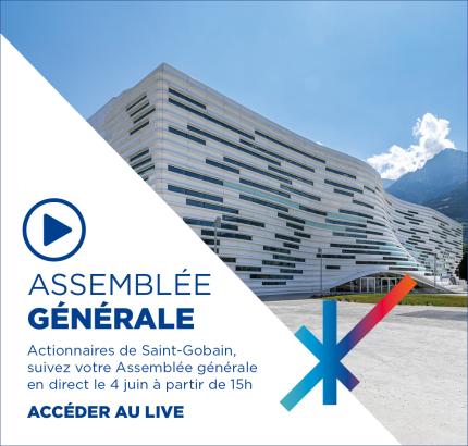 Suivez en direct l'Assemblée générale de Saint-Gobain